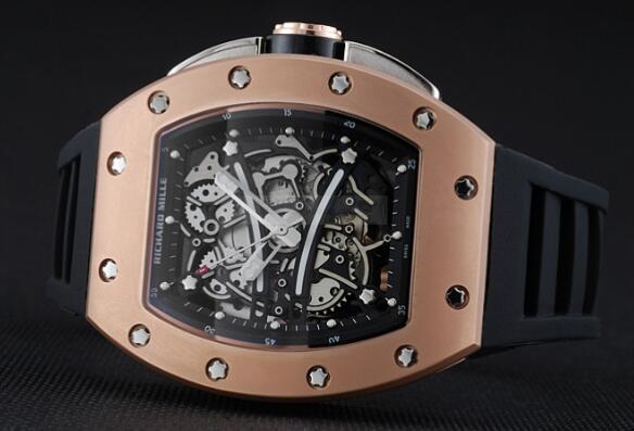 Richard Mille Replica Watch Gold RM 61-01 Yohan Blake